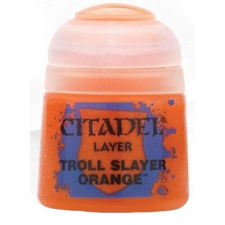 Citadel : LAYER: TROLLSLAYER ORANGES (12ML) สีอะคริลิคสำหรับทาโมเดล