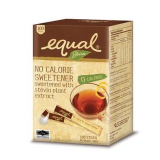 Equal Stevia อิควลสารให้ความหวานแทนน้ำตาลจากหญ้าหวาน 2กรัม แพค 40ซอง