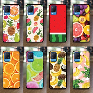 เคสมีอถือ Oppo A54 4G ลายผลไม้รวมแสนอร่อย สินค้าพรีเมี่ยม สีสันสวยงาม ราคาถูก เคส TPU แข็งแรงทนทาน ไม่ขูดตัว