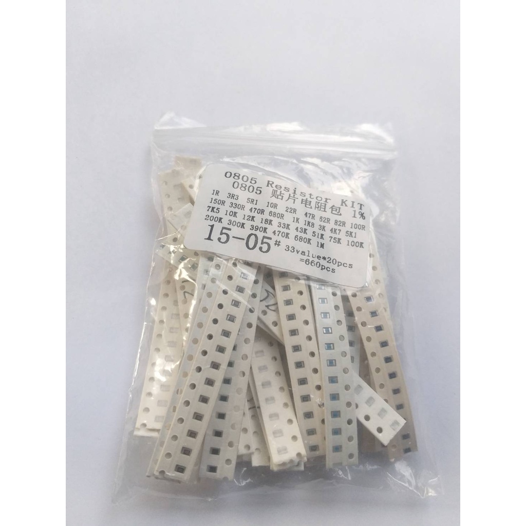 Kit Assortimento Resistore SMD, Kit Resistore SMD 660 Pezzi per Apparecchi Elettrici per Computer per Apparecchiature