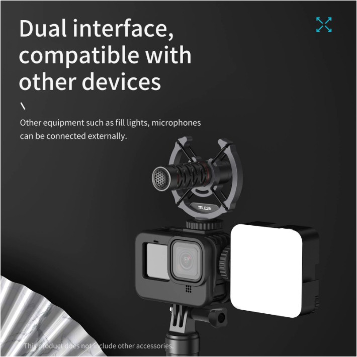 telesin-vlog-plastic-frame-case-mount-bracket-with-cold-shoe-battery-side-cover-hole-for-gopro-hero-9-10-11