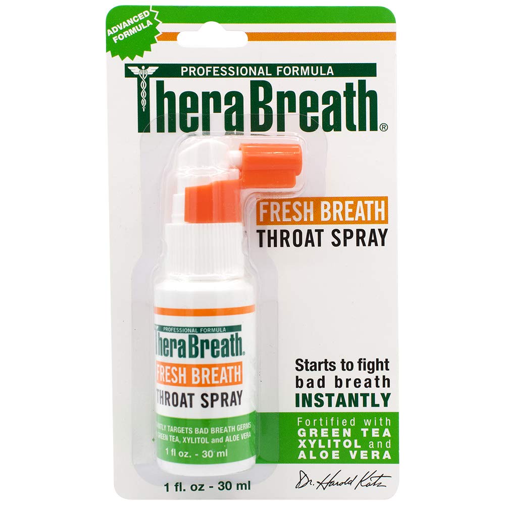 ภาพสินค้าTheraBreath Fresh Breath Professional Formula Throat Spray with Green Tea, 1 oz. ราคา 420 บาท จากร้าน babythingshopthailand บน Shopee ภาพที่ 3