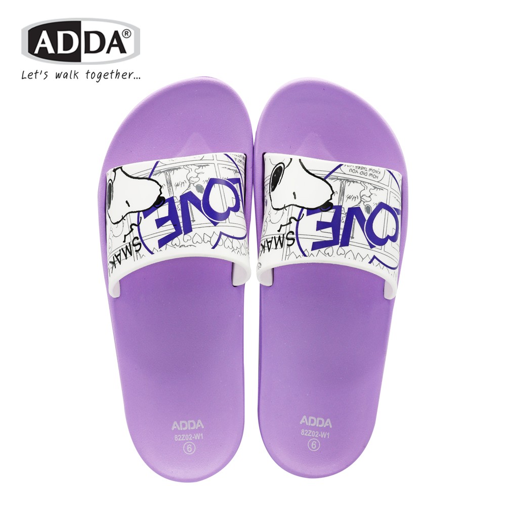 ภาพหน้าปกสินค้าADDA รองเท้าแตะลำลองแบบสวม รุ่น 82Z02W1 Snoopy (ไซส์ 4-6) จากร้าน adda_online_shop บน Shopee