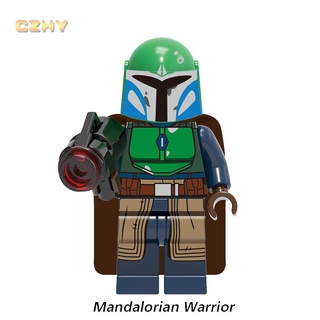 บล็อกตัวต่อฟิกเกอร์ รูป Star war Minifigurines Mandalorian ของเล่นสําหรับเด็ก