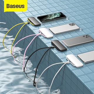 Baseus ซองใส่โทรศัพท์มือถือ กันน้ำ กันฝน ถ่ายรูป ทัชได้ ลอยน้ำได้ กันน้ำลึก 30 เมตร สำหรับโทรศัพท์มือถือ ขนาด 7.2 นิ้ว