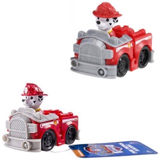 แท้ 100% จากญี่ปุ่น โมเดล Takara Tomy Pow Patrol Mini Vehicle Marshall Fire Truck