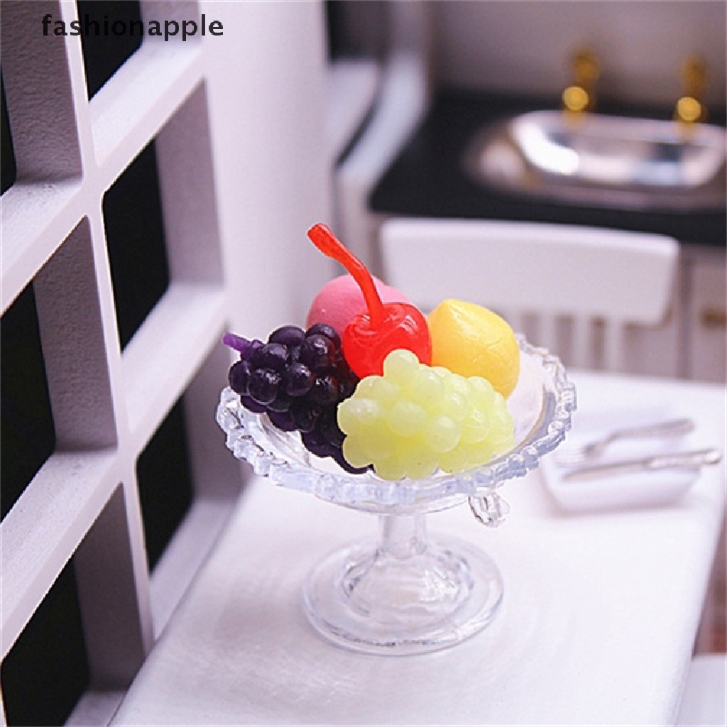 fashionapple-ใหม่-พร้อมส่ง-องุ่นผลไม้-พีช-เชอร์รี่-องุ่นจิ๋ว-พร้อมถาด-สําหรับตกแต่งบ้านตุ๊กตา-1-ชุด