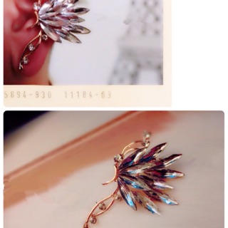 Cilp Earring(ต่างหูแบบด้านบนหนีบหูด้านล่างเจาะหู)