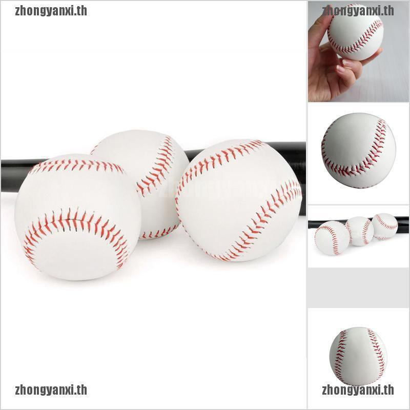 ภาพหน้าปกสินค้า(zhongyanxi) ลูกบอลเบสบอลหนัง 9 ชิ้น