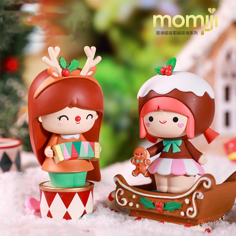 cute-anime-figure-gift-surprise-box-original-pop-mart-momiji-christmas-series-figure-blind-box-toys-model-confirm-style