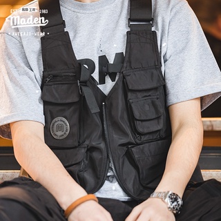 ภาพหน้าปกสินค้าMaden เสื้อกั๊กแขนกุด อเนกประสงค์ สไตล์ญี่ปุ่น เรโทร สําหรับผู้ชาย ที่เกี่ยวข้อง