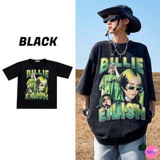 🚩Sale80%🚩เสื้อยืดสกรีนลาย BILLIE คอกลมแขนสั้น