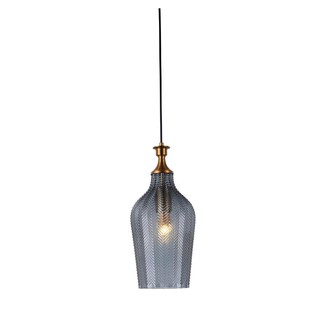 Bouquet lamp PENDANT CARINI MS9100-A MODERN GLASS/METAL BLUE/GOLD BRONZE 1-LIGHT Interior lamp Light bulb โคมไฟช่อ ไฟช่อ