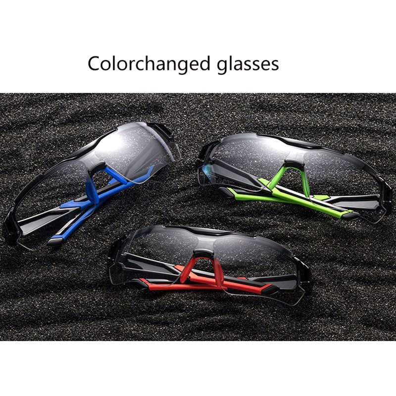 ภาพสินค้าROCKBROS Photochromic Cycling Glasses Bicycle Outdoor Sports Sunglasses Discoloration Glasses MTB Road Bike Goggles Bike Eyewear จากร้าน luoke.th บน Shopee ภาพที่ 7