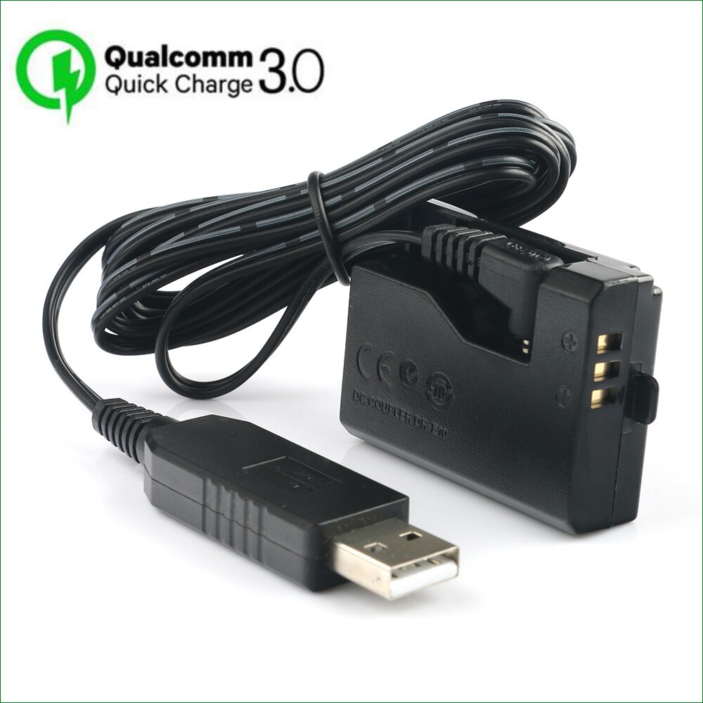 แบตเตอรี่ดัมมี่ LP-E10 LP E10 ACK-E10 DR-E10 DC Coupler สําหรับ Canon ...