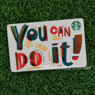 สินค้า บัตร Starbucks ลาย YOU CAN DO IT (2020)