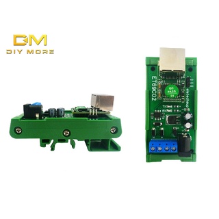 Diymore RS485 เป็นอีเธอร์เน็ต TCP / IP แปลง MQTT Modbus RTU โมดูล ไม่มีราง / พร้อมราง