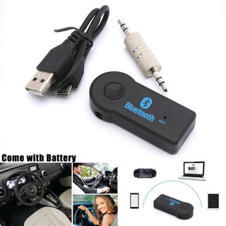 AUX Car Bluetooth Music Receiver บลูทูธติดรถยนต์ ผ่านช่อง AUX BT-508