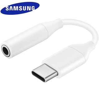 SAMSUNG ของแท้ อะแดปเตอร์แจ็คหูฟัง USB Type C เป็น 3.5 มม. สําหรับ Galaxy Note 10 A90