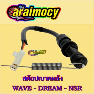 ภาพหน้าปกสินค้าสวิทช์ไฟเบรคหลัง wave ุดรีม ทุกรุ่น ที่เกี่ยวข้อง