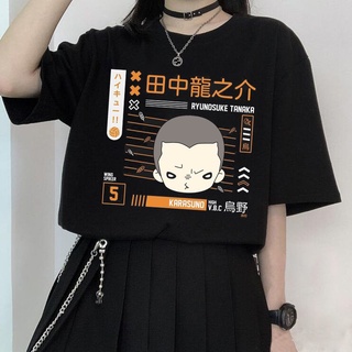 【🔥🔥】อะนิเมะญี่ปุ่น Oya Oya Oya Haikyuu เสื้อยืดผู้ชายและผู้หญิงฤดูร้อน