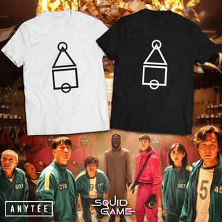 รูปแบบเกมปลาหมึก เสื้อยืดเกมสุดท้าย Netflix ซีรีส์ Anytee *yI