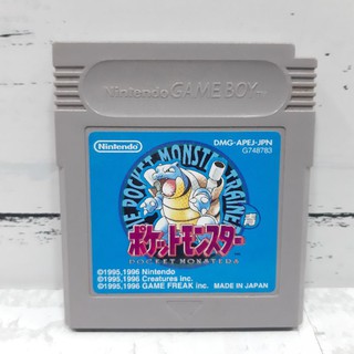 ภาพหน้าปกสินค้าตลับแท้ [GB] [0009] Pokemon Pocket Monsters Blue Ver. (Japan) (DMG-APEJ) Gameboy เกมบอย ที่เกี่ยวข้อง