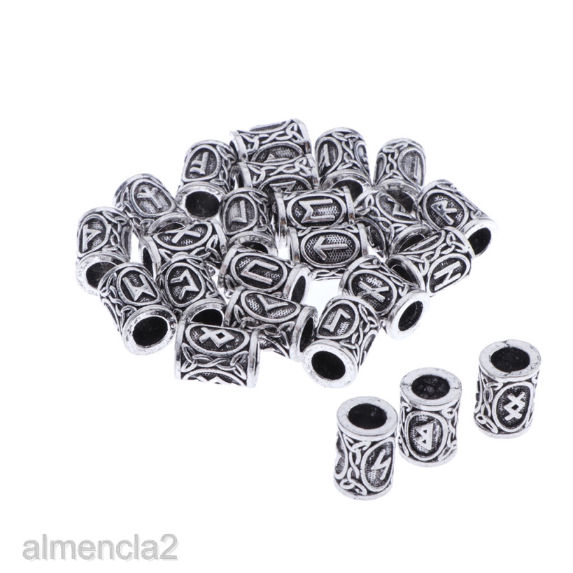 almencla2-24pcs-viking-rune-pendant-charm-bead-nordic-bracelet-pendant-necklace-beard