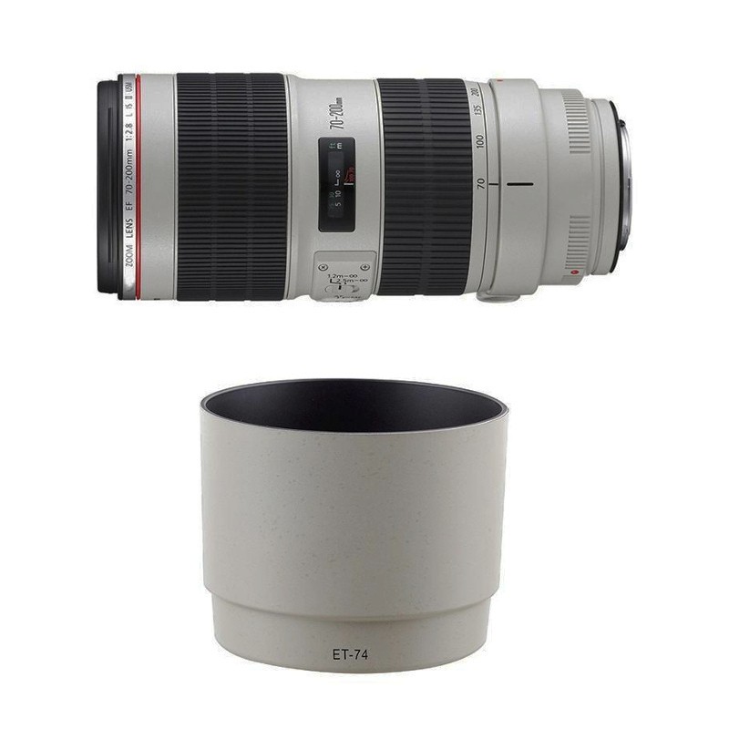 ภาพสินค้าCanon Lens Hood ET-74 สีดำ สีเทา for EF 70-200mm f/4L IS USM จากร้าน fotostuff บน Shopee ภาพที่ 5