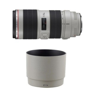 ภาพขนาดย่อของภาพหน้าปกสินค้าCanon Lens Hood ET-74 สีดำ สีเทา for EF 70-200mm f/4L IS USM จากร้าน fotostuff บน Shopee ภาพที่ 5