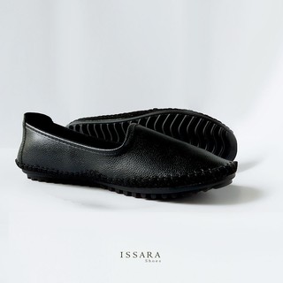 สินค้า Nana Okada Flat Shoes รุ่น curve Soft\'n go สีดำ