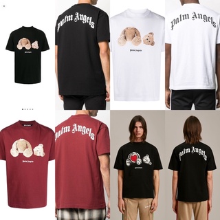 เสื้อยืด- 【hot sale】เสื้อ Palm Angels kill the bear tee collection (เสื้อหมีคอขาด) (เสื้อปามแองเจิ้ล) มือ 1 ของแท้ 100%