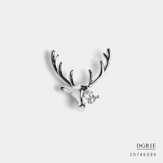 Deer Head With Dimond Eye Brooch-หัวกวางพร้อมเข็มกลัดไดมอนด์อาย