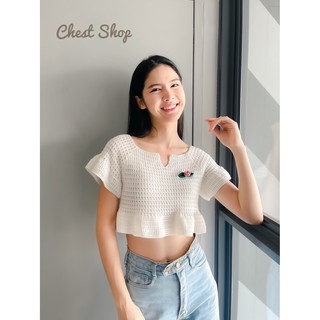 👚 CHEST 🌈 งานไหมพรมทอมือ อก 32-36 มีทั้งหมด 9 สี ทักแชทถามสีก่อนสั่ง