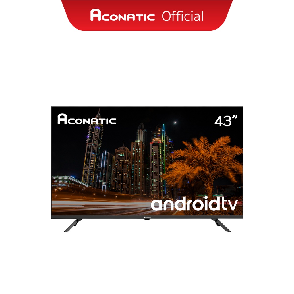 ภาพหน้าปกสินค้าโปรถูกชัวร์ ลดเหลือ 5,362.- Android TV Aconatic LED FHD 43HS600AN 43 นิ้ว แอลอีดี แอนดรอยด์ ทีวี (รับประกัน 3 ปี) FramelessTV, Voice Contral , Android TV จากร้าน aconatic.official บน Shopee