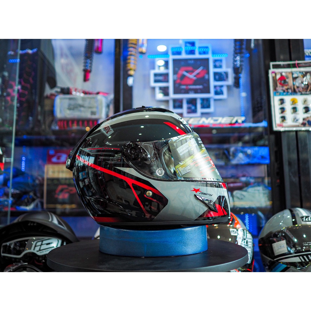 หมวกกันน็อค-shark-race-r-pro-aspy-black-anthracite-red-รับประกัน-5ปี-เต็ม