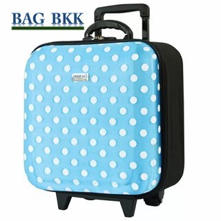 Luggage กระเป๋าเดินทางหน้านูน กระเป๋าล้อลาก 16x16 นิ้ว Code F7801-16/Dot