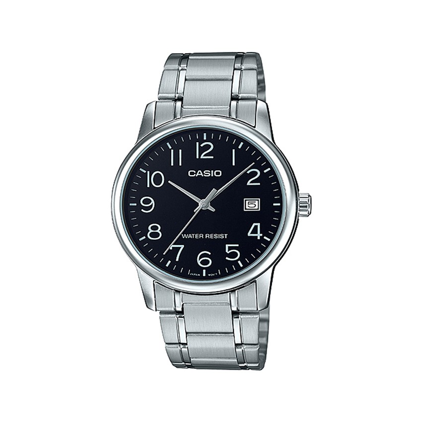 ภาพหน้าปกสินค้าCasio Standard นาฬิกาข้อมือสุภาพบุรุษ สายแสตนเลส รุ่น MTP-V002D-1BUDF,MTP-V002D-1B,MTP-V002D จากร้าน mstime บน Shopee