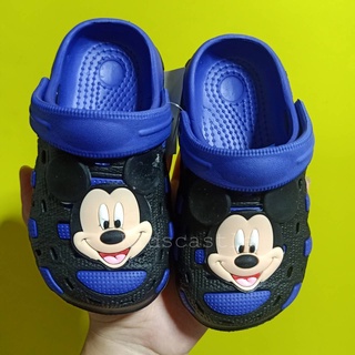 รองเท้าเด็ก รองเท้ารัดส้นหัวโต ลายมิกกี้เมาส์ Disney ลิขสิทธิ์แท้ ถูกกฏหมาย