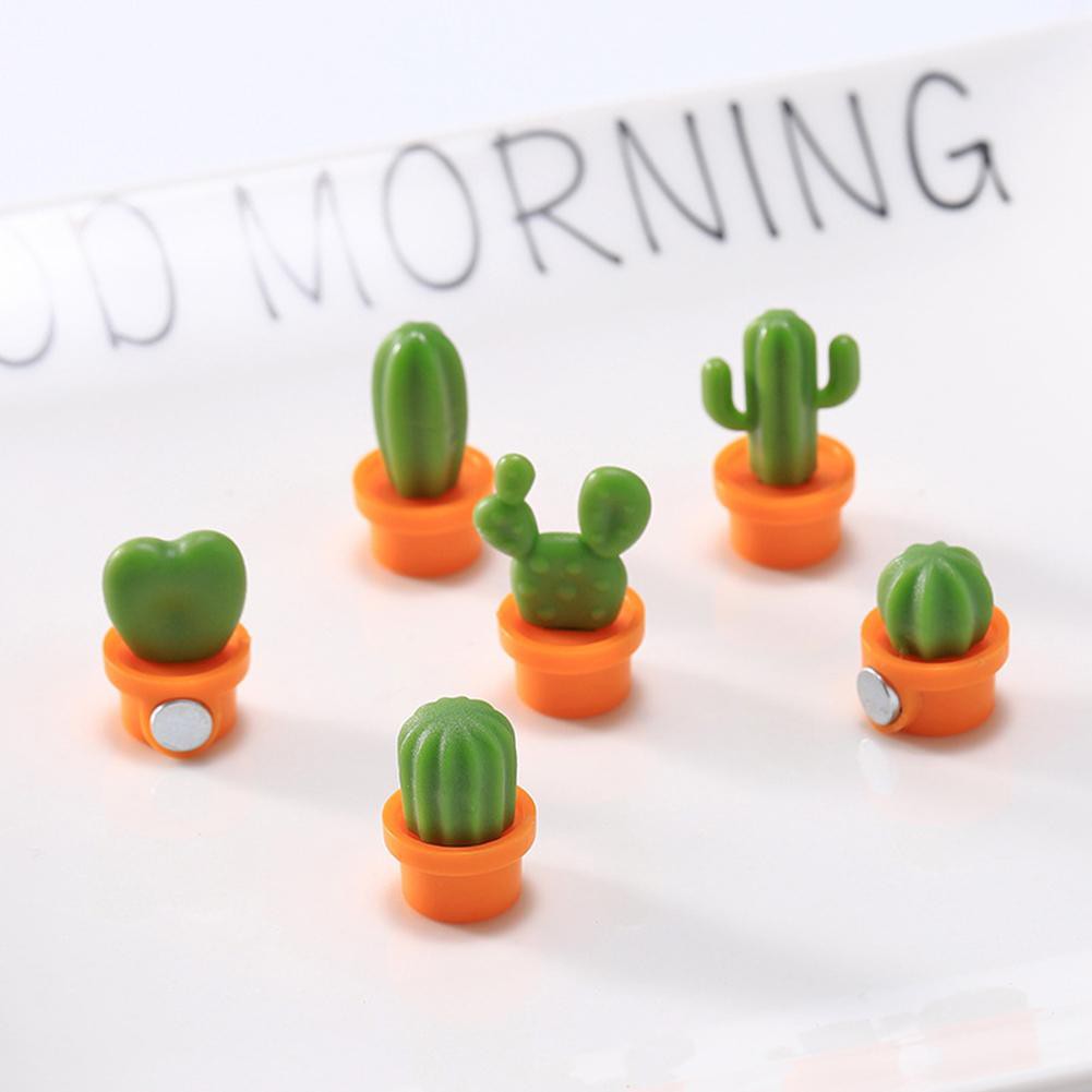 copoti-6pcs-mini-cartoon-cactus-magnet-fridge-sticker-magnetic-plant-potted-decor