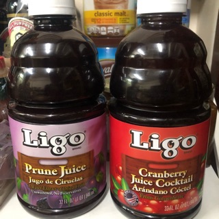 พร้อมส่ง📌Ligo prune juice 946ml, Cran berry juice cocktail 946ml นำเข้าจากสหรัฐอเมริกา ช้าหมดจ้าขายดีมาก