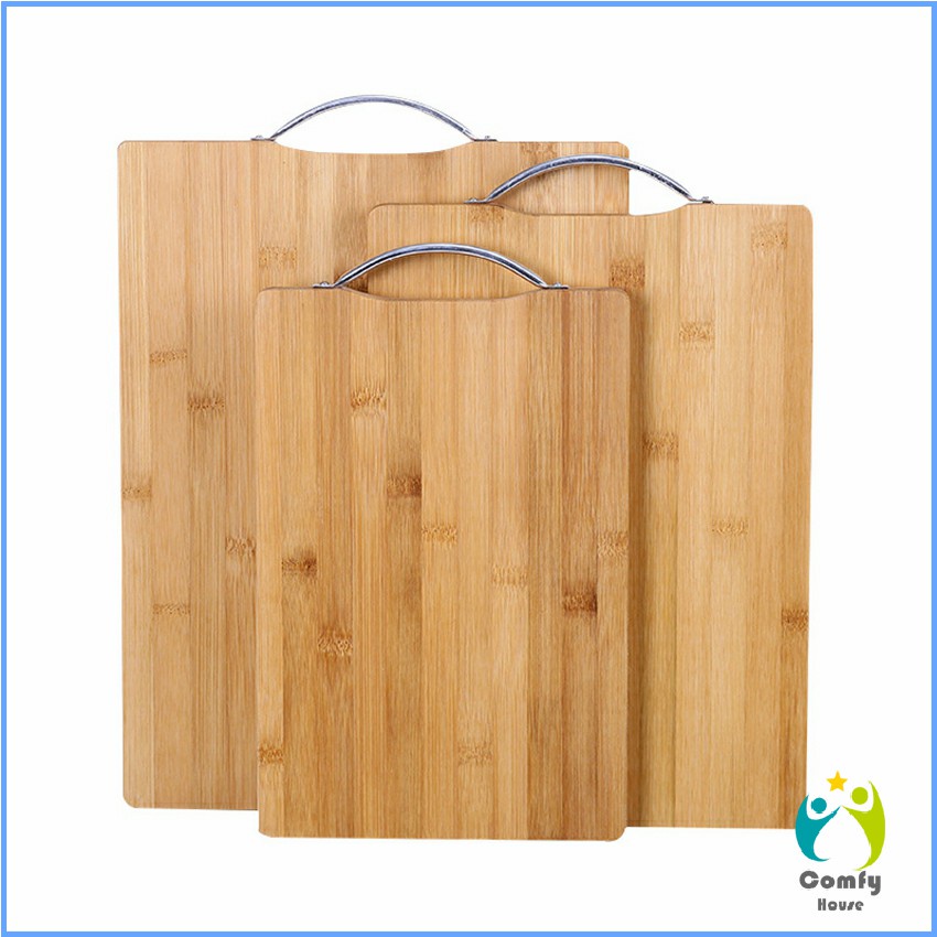 comfy-เขียงไม้ไผ่-เขียงครัว-เขียงไม้เนื้อแข็ง-มีหลายขนาด-พร้อมจัดส่ง-bamboo-cutting-board
