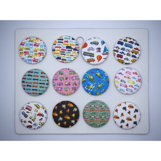 เข็มกลัด 3.2cm/4.4cm Pattern แพทเทิร์น รถ car ลวดลาย Pattern