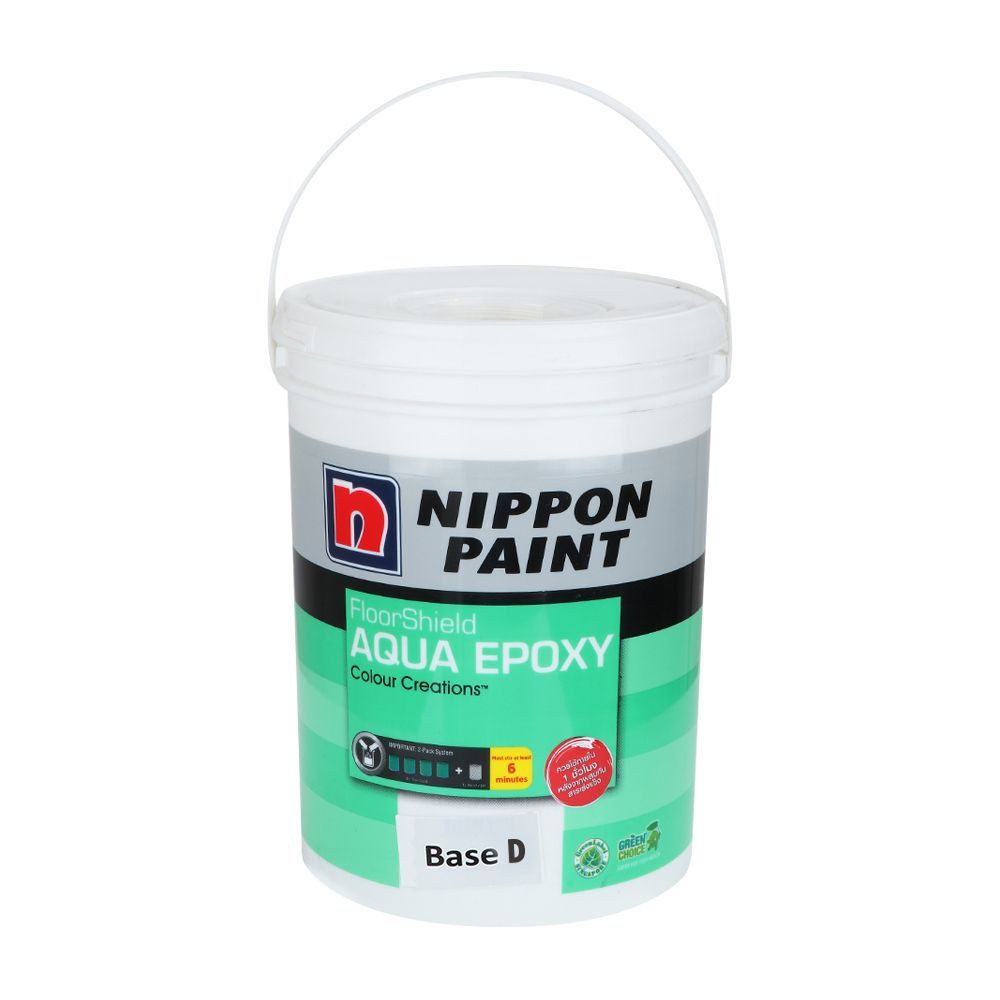 สีอีพ๊อกซี่-nippon-base-d-สูตรน้ำ-5-ลิตร-สีอีพ๊อกซี่-สูตรน้ำ-เป็นสีที่ได้รับมาตรฐานฉลากเขียว-ปลอดภัยต่อผู้อยู่อาศัยและสิ