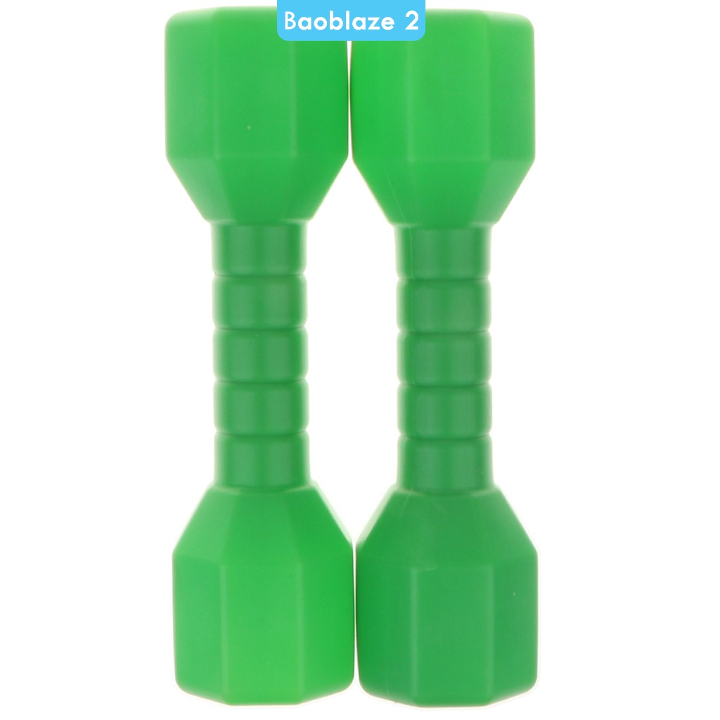 baoblaze2-ดัมเบลพลาสติกน้ําหนักเบาของเล่นสําหรับเด็ก-1-คู่