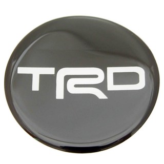 ราคาต่อ 2 ดวง 52mm. สติกเกอร์ TRD ทีอาร์ดี สติกเกอร์เรซิน sticker rasin 52 mm. (5.2 cm.)