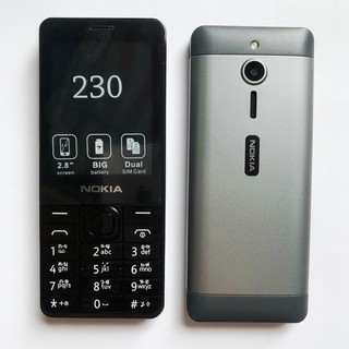 โทรศัพท์มือถือ โนเกียปุ่มกด NOKIA 230  (สีดำ) 2 ซิม  จอ 2.8นิ้ว รุ่นใหม่ 2020