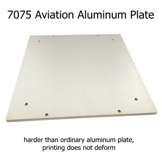 Voron2 / BLV MGN Cube Aluminum CNC Build Plate  3d printer parts Heatbed 7075 Aviation Aluminum Plate