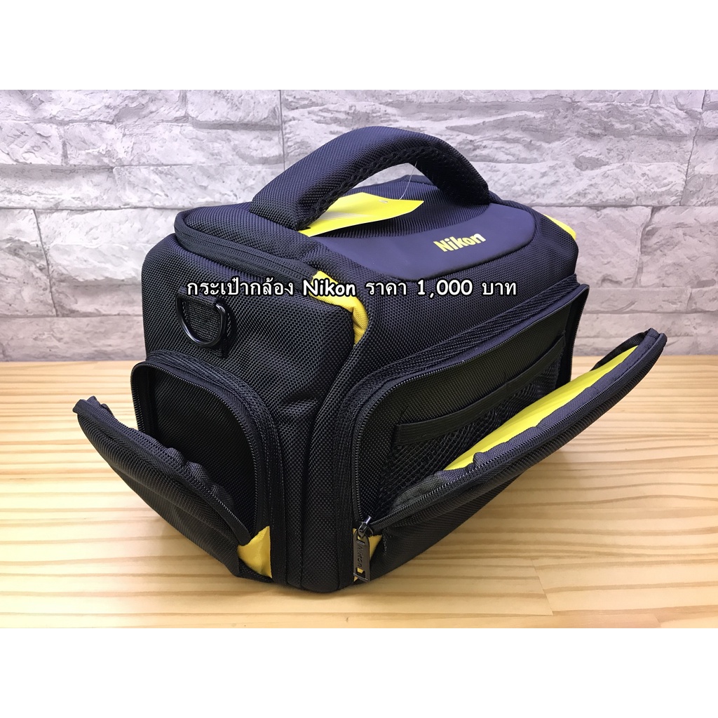 กระเป๋ากล้อง-canon-nikon-ราคาถูก-สะพายข้างปรับคาดเอวได้-กันกระแทกรอบด้านอย่างดี-เกรดพรีเมี่ยม-มือ-1