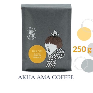 AKHA AMA COFFEE กาแฟ อาข่า อ่ามา : FULL CITY เมล็ดกาแฟคั่ว อาข่า อาม่า (คั่วอ่อน/Light 250g)